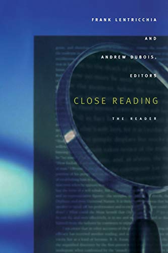 9780822330394: Close Reading: The Reader