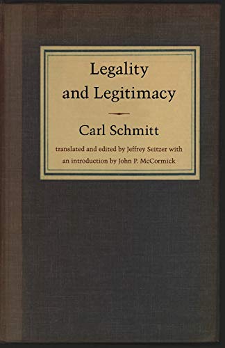 Stock image for Legality and Legitimacy for sale by Books From California
