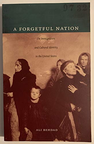 Stock image for A Forgetful Nation : On Immigration and Cultural Identity in the United States for sale by Better World Books: West