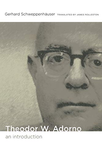 Imagen de archivo de Theodor W. Adorno: An Introduction (Post-Contemporary Interventions) a la venta por boredom books