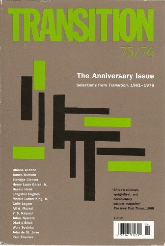 9780822364580: Transition 75/76: The Anniversary: v. 75/76 (Transition: The Anniversary Issue)