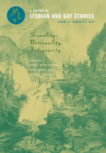 Beispielbild fr Sexuality, Nationality, Indigeneity (A Journal of Lesbian and Gay Studies) zum Verkauf von Midtown Scholar Bookstore