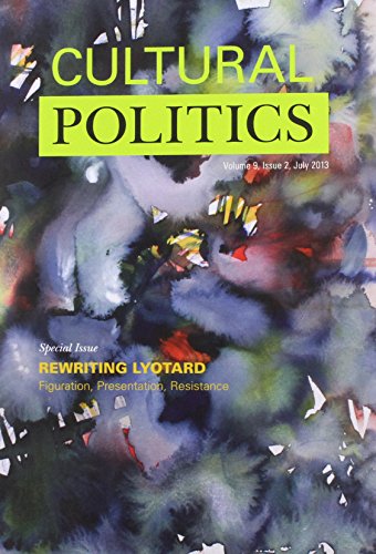 9780822367833: Rewriting Lyotard: Figuration, Presentation, Resistance (Cultural Politics)