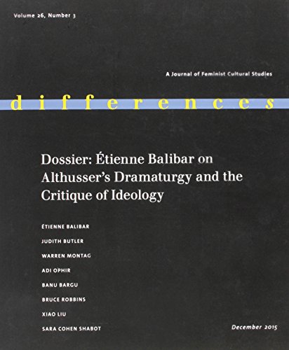 Imagen de archivo de Dossier: tienne Balibar on Althusser's Dramaturgy and the Critique of Ideology a la venta por GF Books, Inc.