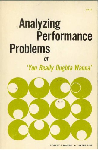Beispielbild fr Analyzing Performance Problems or You Really Oughta Wanna zum Verkauf von Wonder Book