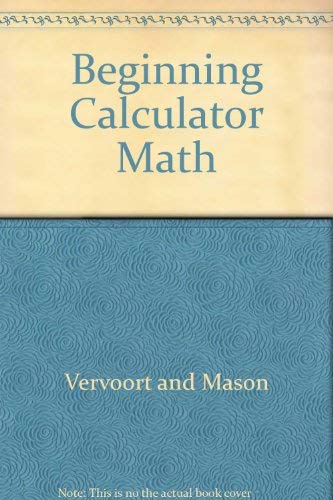9780822412007: Beginning Calculator Math