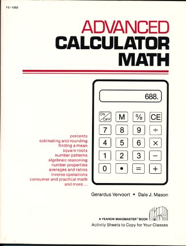 Advanced Calculator Math (9780822412021) by Vervoort; Mason