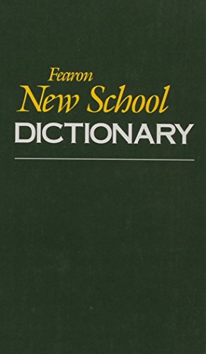 Beispielbild fr Fearon New School Dictionary zum Verkauf von Wonder Book
