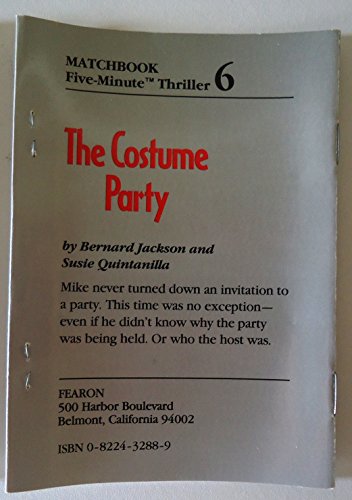 Beispielbild fr Matchbook Five Minute Thriller #6: The Costume Party zum Verkauf von Booksavers of MD