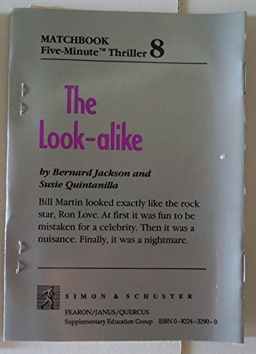 Stock image for Matchbook Five Minute Thriller #8: The Look-alike for sale by Booksavers of MD