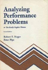 Beispielbild fr Analyzing Performance Problems, or You Really Oughta Wanna zum Verkauf von Wonder Book