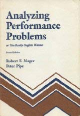 Imagen de archivo de Analyzing Performance Problems, or, You Really Oughta Wanna a la venta por Better World Books