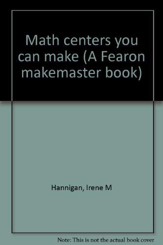 Beispielbild fr Math centers you can make (A Fearon makemaster book) zum Verkauf von SecondSale