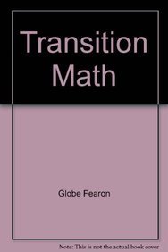 Imagen de archivo de Transition Math a la venta por BookHolders