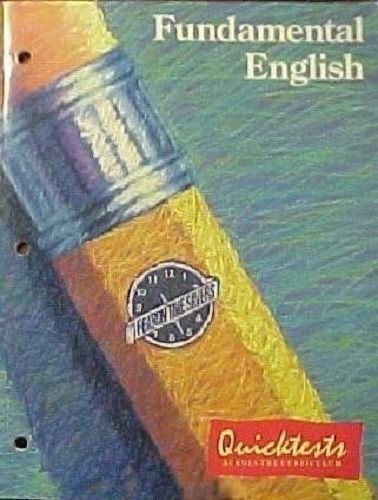 Beispielbild fr Fundamental English Quicktests (Quicktests Across the Curriculum) zum Verkauf von Wonder Book