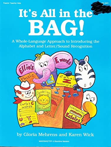 9780822464518: It's All in the Bag! a Whole Language Approach to Introducing the Alphabet and Letter/Sound Recognition