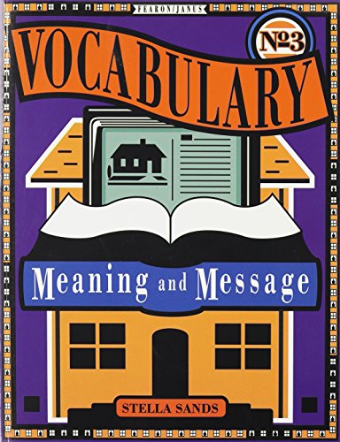 Beispielbild fr Vocabulary: Meaning and Message No 3 zum Verkauf von HPB-Ruby