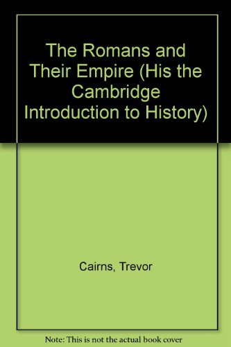 9780822508021: The Romans and Their Empire (His the Cambridge Introduction to History)