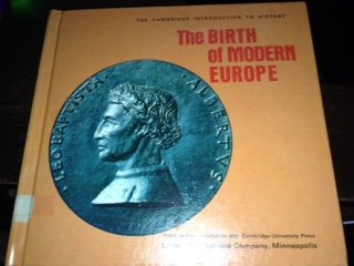 Imagen de archivo de Birth of Modern Europe a la venta por Better World Books: West