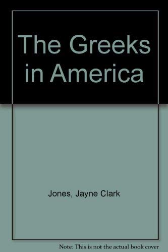 Stock image for The Greeks in America (In America Series) for sale by HPB-Red