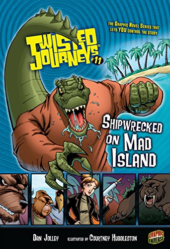 9780822588757: Shipwrecked on Mad Island (Twisted Journeys)