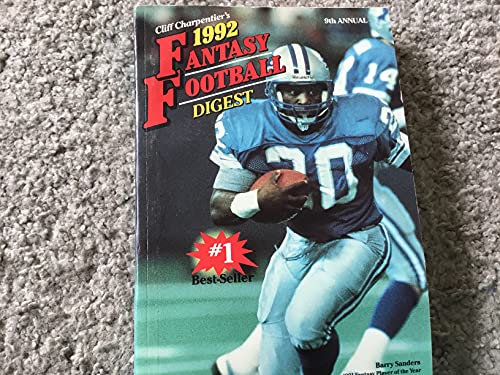 Imagen de archivo de Fantasy Football Digest 1992 a la venta por ThriftBooks-Dallas