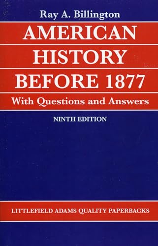 Imagen de archivo de American History Before 1877 with Questions and Answers a la venta por Better World Books