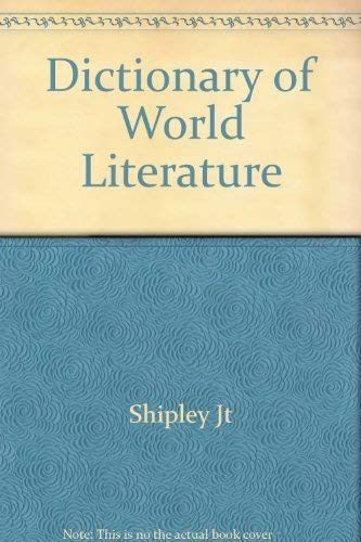 9780822601357: Dictionary of World Literature