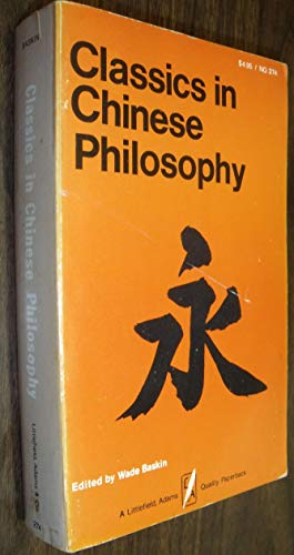 Imagen de archivo de Classics in Chinese Philosophy from Mo Tzu to Mao Tse-Tung a la venta por Better World Books