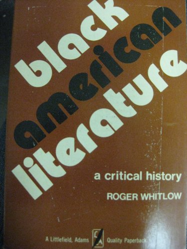 Stock image for Black American Literature : A Critical History for sale by Better World Books