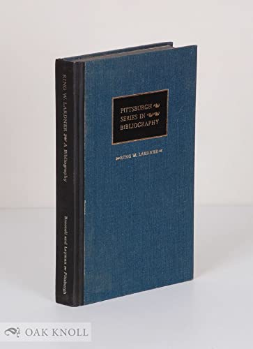 Imagen de archivo de Ring W. Lardner : A Descriptive Bibliography a la venta por Better World Books