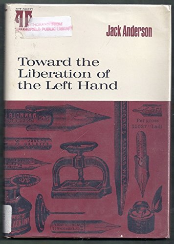 9780822933588: Title: Toward the liberation of the left hand Pitt poetry