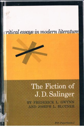 Beispielbild fr The Fiction of J. D. Salinger zum Verkauf von Better World Books