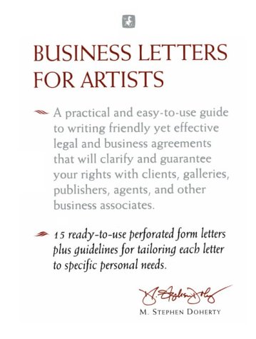 Beispielbild fr Business Letters for Artists zum Verkauf von Wonder Book