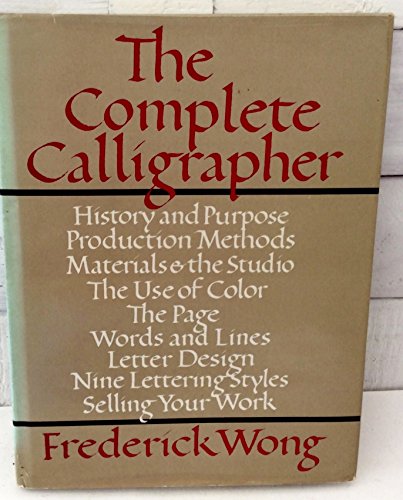 Beispielbild fr The Complete Calligrapher zum Verkauf von G. & J. CHESTERS