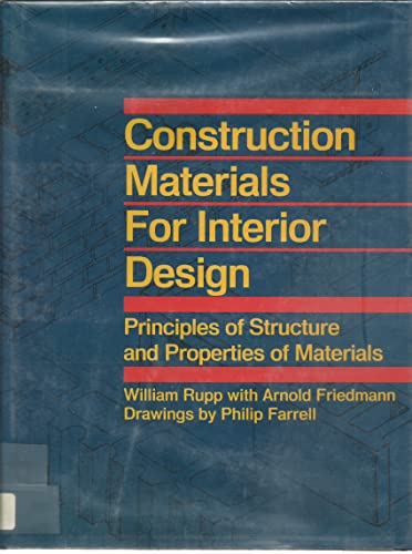 Imagen de archivo de Construction Materials for Interior Design a la venta por Half Price Books Inc.