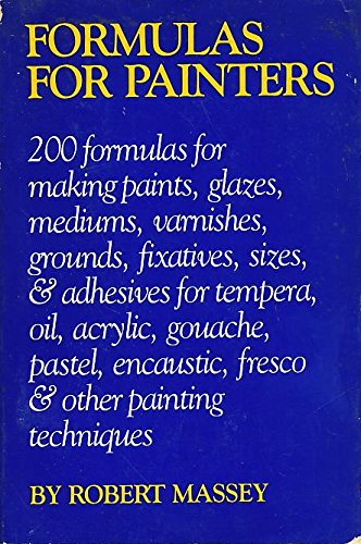 Stock image for Formulas for Painters for sale by Blue Vase Books