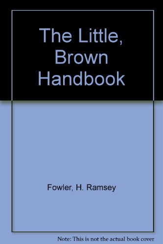 Imagen de archivo de The Little, Brown Handbook a la venta por HPB-Diamond