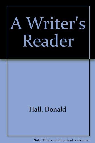 Stock image for A Writer's Reader for sale by Newsboy Books