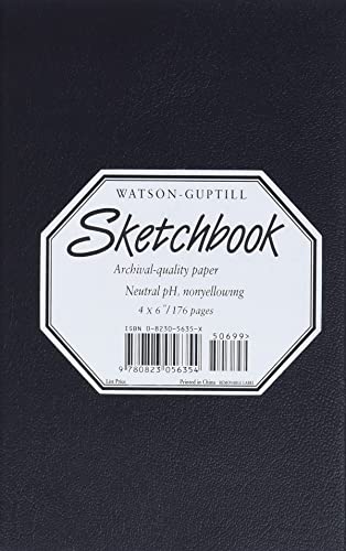 9780823056354: Small Sketchbook (Black): Black