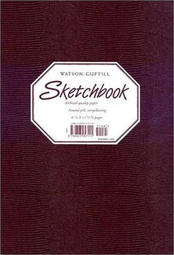 Sketchbook/ Burgandy Lizard cover 8 1/4 x 11" (9780823057115) by Watson-Guptill