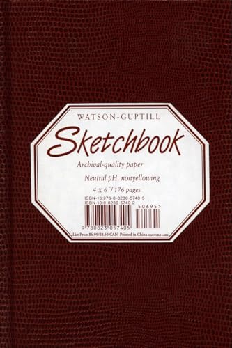 9780823057405: Small Sketchbook (Lizard, Burgundy) (Watson-Guptill Sketchbooks)