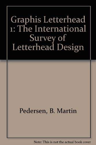 Beispielbild fr Graphis Letterhead 1: The International Survey of Letterhead Design zum Verkauf von Half Price Books Inc.
