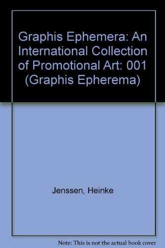 9780823064465: Graphis Ephemera: An International Collection of Promotional Art: 001