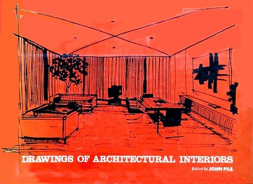 Stock image for Drawings of Architectural Interiors for sale by Jeff Jeremias Fine Arts, RMABA