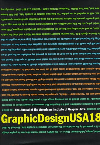 Beispielbild fr Graphic Design USA: 18 (365: AIGA YEAR IN DESIGN) zum Verkauf von HALCYON BOOKS