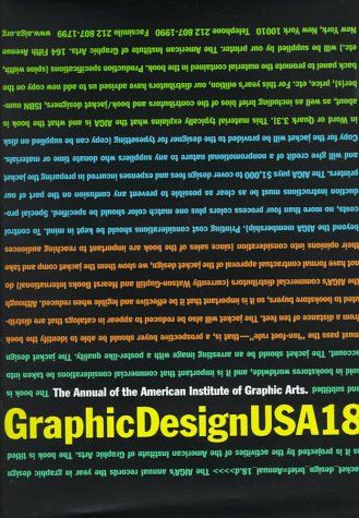 Imagen de archivo de Graphic Design USA 18: The Annual of the American Institute of Graphic Arts a la venta por Wonder Book