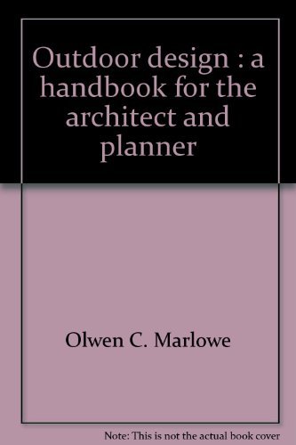 9780823074051: Title: Outdoor design A handbook for the architect and pl