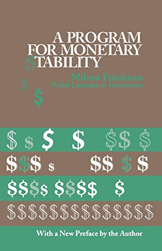 Beispielbild fr A Program for Monetary Stability zum Verkauf von Blackwell's