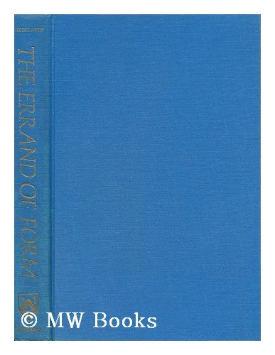 Imagen de archivo de Errand of Form : An Assay of Jane Austen's Art a la venta por Better World Books